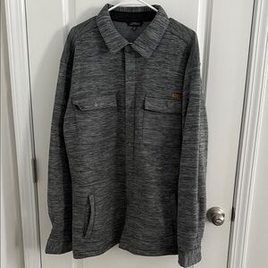 Simply Southern Men's Gray Shirt Jacket